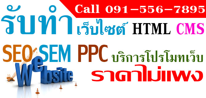 รับทำ website รับโปรโมทเว็บ ราคาประหยัด